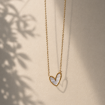 Mother-of-Pearl Heart Necklace